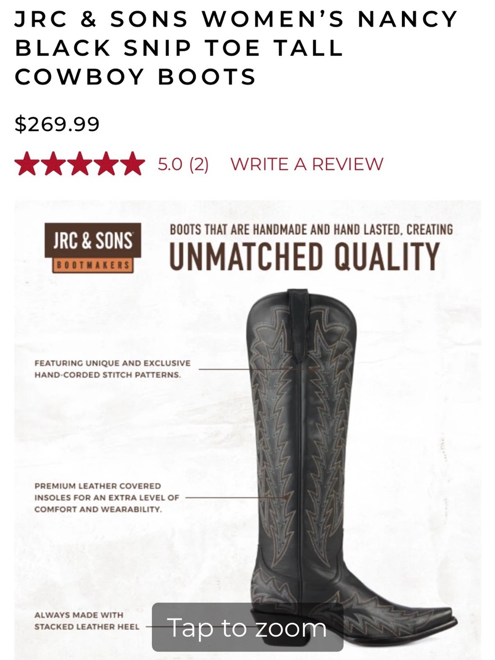 Nancy Black Snip Toe Over-the-Knee Boots